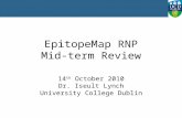 EpitopeMap RNP Mid-term Review
