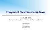 Epayment System using Java