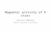 Magnetic activity of F stars