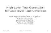 High-Level Test Generation for Gate-level Fault Coverage