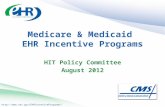 Medicare & Medicaid  EHR Incentive Programs