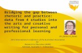 2013 International Conference of the Australian Association for  Research  in  Education (AARE)