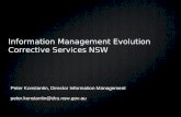 Information Management Evolution Corrective Services NSW