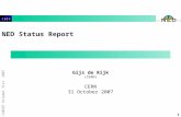 NED Status Report