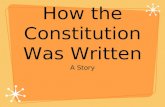 How the Constitution Was Written