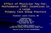Effect of Physician Pay-for-Performance (P4P) Incentives in a Large  Primary Care Group Practice