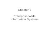 Chapter 7 Enterprise-Wide Information Systems