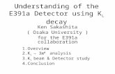 Understanding of the E391a Detector using K L  decay