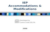 IEP Accommodations & Modifications