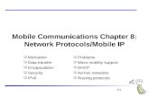 Mobile Communications Chapter 8: Network Protocols/Mobile IP