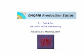 DAQMB Production Status