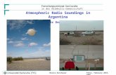 Atmospheric Radio Soundings in Argentina - Effects of Air Density Variations -