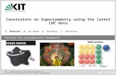 Constraints on Supersymmetry using the latest LHC data