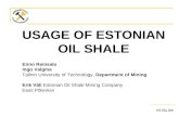 US AGE  OF ESTONIAN OIL SHALE
