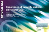 Importance of monthly statistics on Natural Gas