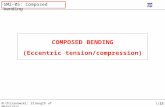COMPOSED BENDING (Eccentric tension/compression)