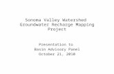 Sonoma Valley Watershed  Groundwater Recharge Mapping Project