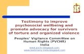 Peoples’ Vigilance Committee on Human Rights (PVCHR) India pvchr.blogspot ,