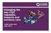 Changing the way CQC regulates, inspects and monitors care
