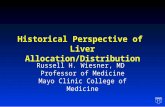 Historical Perspective of  Liver Allocation/Distribution