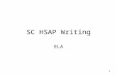 SC HSAP Writing