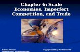 Chapter 6: Scale Economies, Imperfect Competition, and Trade