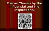 Poems Chosen by the Influential and the Inspirational