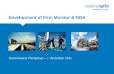 Development of Firm Monitor & GBA