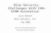 Blue Security: Challenges With CAN-SPAM Automation
