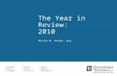 The Year in Review: 2010