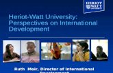 Heriot-Watt University: Perspectives on International Development