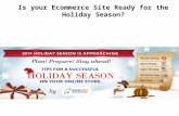 Is your Ecommerce Site Ready for the Holiday Season?