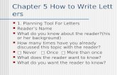 Chapter 5 How to Write Letters