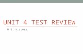 Unit 4 Test Review