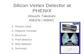 Silicon Vertex Detector at PHENIX