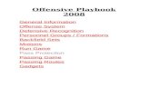 Offensive Playbook 2008