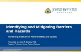 Identifying and Mitigating Barriers and Hazards