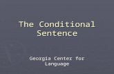 The Conditional Sentence