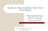 Sales & Receivables Year End Processes