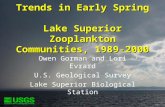 Trends in Early Spring  Lake Superior Zooplankton Communities, 1989-2000