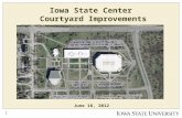 Iowa State Center  Courtyard Improvements