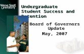 Undergraduate Student Success and Retention
