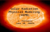 Solar Radiation  Physical Modeling  (SRPM)