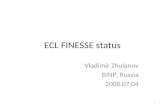 ECL FINESSE status