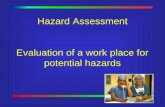 Hazard Assessment Evaluation of a work place for potential hazards