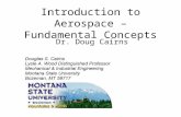 Introduction to Aerospace –  Fundamental Concepts