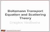 Boltzmann Transport Equation and Scattering Theory