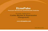 DynaPulse Non-invasive Blood pressure and Hemodynamic Monitoring Example Applications: