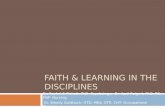 Faith & Learning in The disciplines