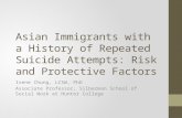 Asian Immigrants with a History of R epeated Suicide  A ttempts: Risk and Protective Factors